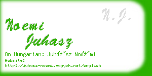 noemi juhasz business card